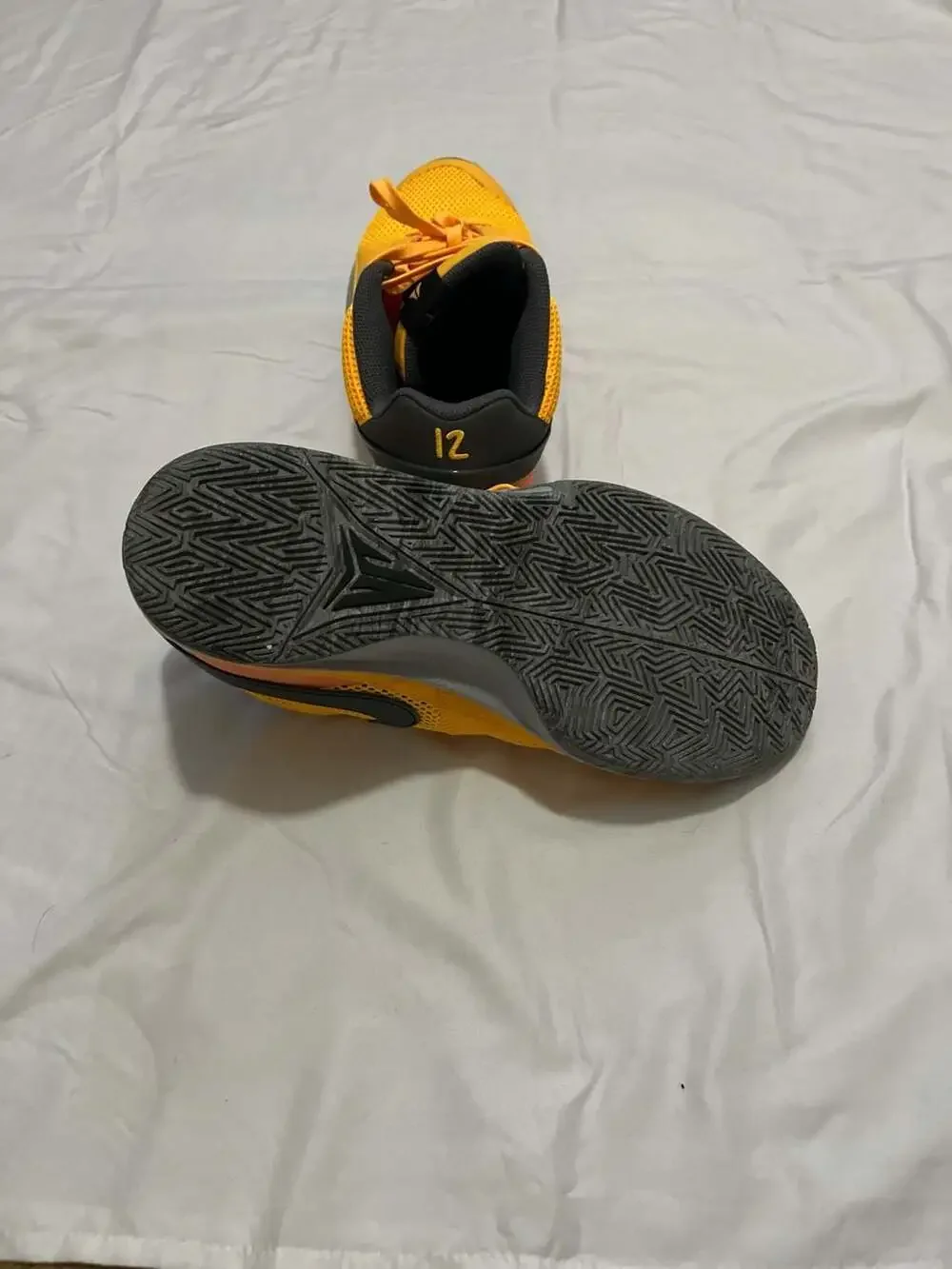 Like New 13.5 Nike Ja 1 Bright Mandarin Basketball Shoes - Picture 5 of 5